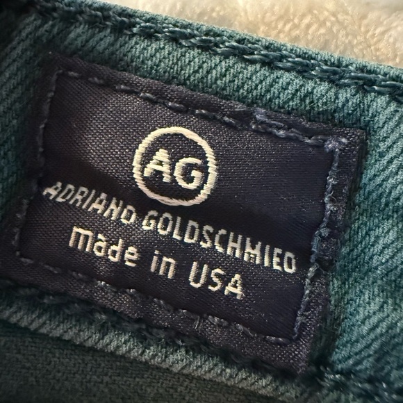Ag Adriano Goldschmied Jeans - The Stevie Ankle Slim Straight Leg - Teal - Picture 5 of 9